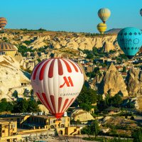 Воздушные шары в небе Каппадокии. Турция :: Павел Сытилин Воздушные шары в небе Каппадокии. Турция :: Павел Сытилин