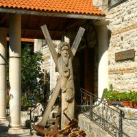 У входа в церковь :: Натали 