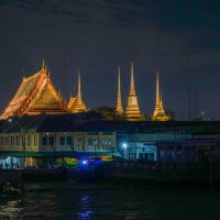 Вечерняя прогулка по реке Чао Прайя, Бангкок :: Иван Литвинов