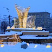 Фонтан зимний :: Татьяна Лютаева