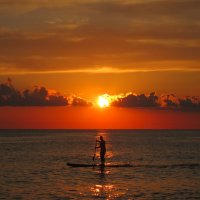 Экстремал на закате :: Валерий 