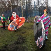 Великие Луки. 21.12.2025. Новогодний заплыв по Ловати... :: Владимир Павлов Великие Луки. 21.12.2025. Новогодний заплыв по Ловати... :: Владимир Павлов