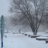 Когда снегопад идет... :: Елена Семигина