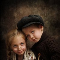 Дети с книгой. :: Татьяна Звада