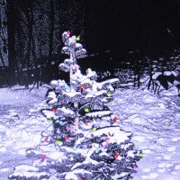 Ёлочка в саду :: Людмила Смородинская