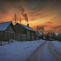 "Морозный вечер"© :: Владимир Макаров