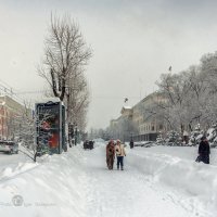 Снегопад в Хабаровске :: Игорь Сарапулов