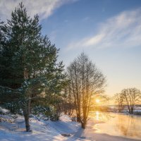 Зимний закат :: Валерий VRN