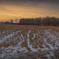 "Зимний вечер в поле. Росчерки"© :: Владимир Макаров "Зимний вечер в поле. Росчерки"© :: Владимир Макаров