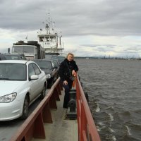 Переправа через реку Обь :: Tata Wolf