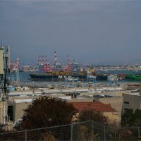 Израиль * Порт  Хайфы предновогодней *2025 :: ujgcvbif 