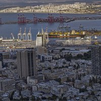 Израиль * Порт Хайфы предновогодней *2025 :: ujgcvbif 