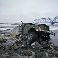 Неудачная переправа через Юрибей. ЯМАЛ :: Tata Wolf Неудачная переправа через Юрибей. ЯМАЛ :: Tata Wolf