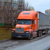 Чебоксары. Автомобиль седельный тягач «Freightliner Century Class С-120» на пр. Тракторостроителей. :: Пётр Чернега