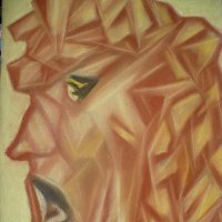 Из цикла "Боль". Пастель. 1989 г. :: Валерий Кокорев