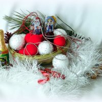Новогодний натюрморт. :: nadyasilyuk Вознюк Новогодний натюрморт. :: nadyasilyuk Вознюк