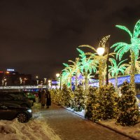 Новогодняя Москва вечером :: Gen Новогодняя Москва вечером :: Gen