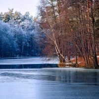 Тепло и холод. Ручей Рябиновка :: Вячеслав Владимирович