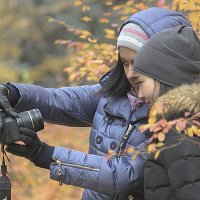 Селфи в дендрарии :: елена беликова