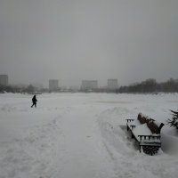 В Москве - снег :: Андрей Лукьянов В Москве - снег :: Андрей Лукьянов
