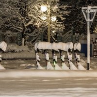 Прогулка по заснеженному городку :: Игорь Сикорский Прогулка по заснеженному городку :: Игорь Сикорский