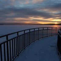 Зори над озером :: Ольга Зори над озером :: Ольга