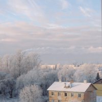 Зимний вид из окна. :: Ната57 Наталья Мамедова Зимний вид из окна. :: Ната57 Наталья Мамедова