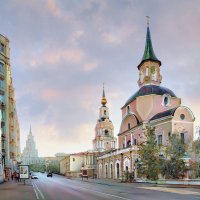 Москва. Церковь Петра и Павла на Новой Басманной. :: В и т а л и й .... Л а б з о'в