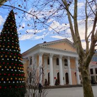 Сквер Н.Островского в Рождество :: Tata Wolf