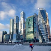 Москва-сити снаружи :: Александр Чеботарь