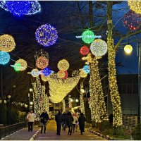 В новогоднем Светлогорске. :: Валерия Комова