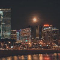 Лунная ночь. Почти на Днепре, почти Куинджи :: Игорь Шевченко