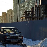 зимний пейзаж с автомобилем :: sv.kaschuk 