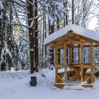 Беседка по дорожке на родник :: Сергей Цветков