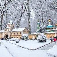 Зимняя фантазия... :: Юрий Яньков