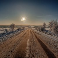 ... яркое, морозное утро на просторах Тульской области ... :: Дмитрий Сундеев ... яркое, морозное утро на просторах Тульской области ... :: Дмитрий Сундеев