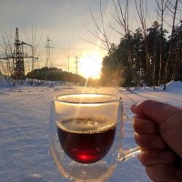 Горячий чай в мороз :: светлана льдокова