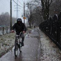 Сложна зимняя велопрогулка :: Roman stories -