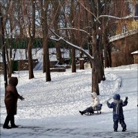 Зима в Городском саду! :: Надежда Зима в Городском саду! :: Надежда