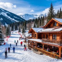 лыжный отдых в горах. :: Mila 