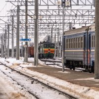 Железнодорожная станция Жлобин :: Игорь Сикорский Железнодорожная станция Жлобин :: Игорь Сикорский