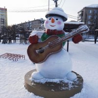 Снеговик-гитарист :: Игорь Солдаткин