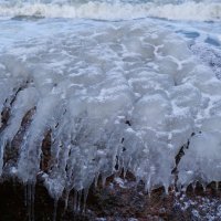 Ледяная ажурная "скатерть" :: Рита Симонова Ледяная ажурная "скатерть" :: Рита Симонова