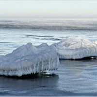 Ледышки в море. :: Валерия Комова