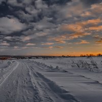 ... январский вечер, хоть и холодно, но, какие краски, какой воздух ... :: Дмитрий Сундеев ... январский вечер, хоть и холодно, но, какие краски, какой воздух ... :: Дмитрий Сундеев