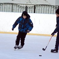 Первые шаги в хоккее :: Любовь Сахарова