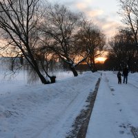 Москва. Закат у Новодевичьего... :: Наташа *****