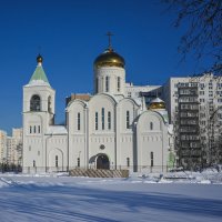 Храм святого благоверного князя Андрея Боголюбского на Волжском :: Артемий Канителькин