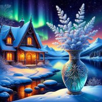 северное сияние. :: Mila 