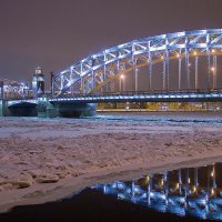 Мосты ( большеохтинский) :: елена беликова